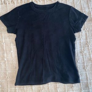 Brandy Melville black cotton T-shirt
